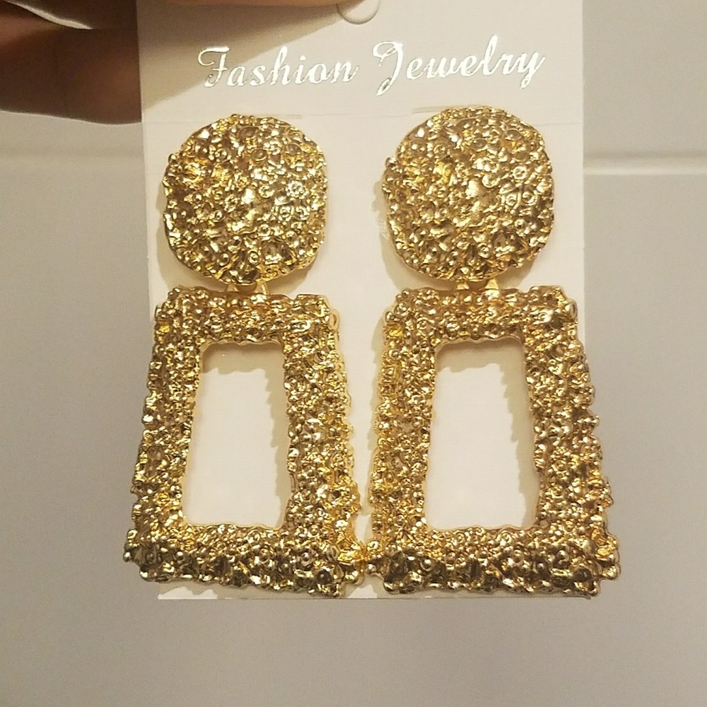 Big vintage earrings - Picture 4 of 6